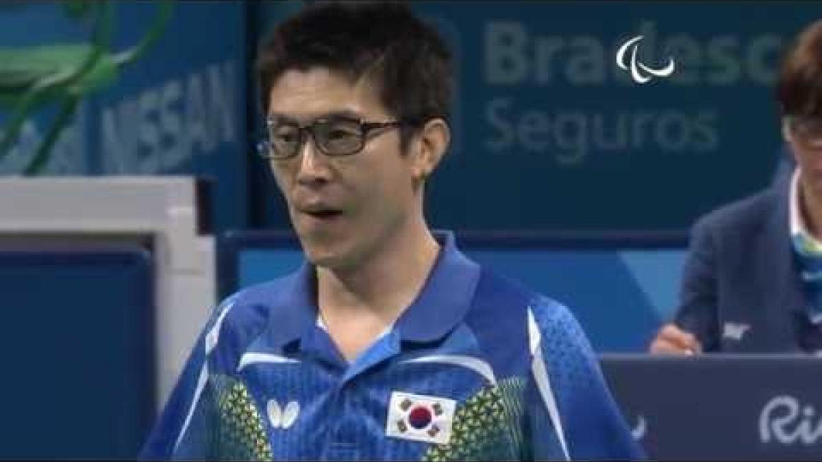 Table Tennis | South Korea v Denmark | Men's Singles- Class 6 Semifinal 2| Rio 2016 Paralympic Games