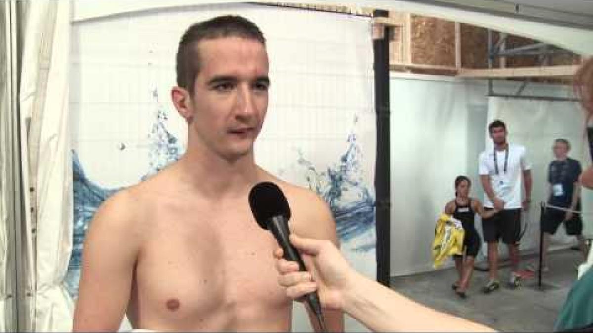 Roy Perkins, USA - Men's 50m Butterfly S5 - 2013 IPC Swimming World Championships Montreal