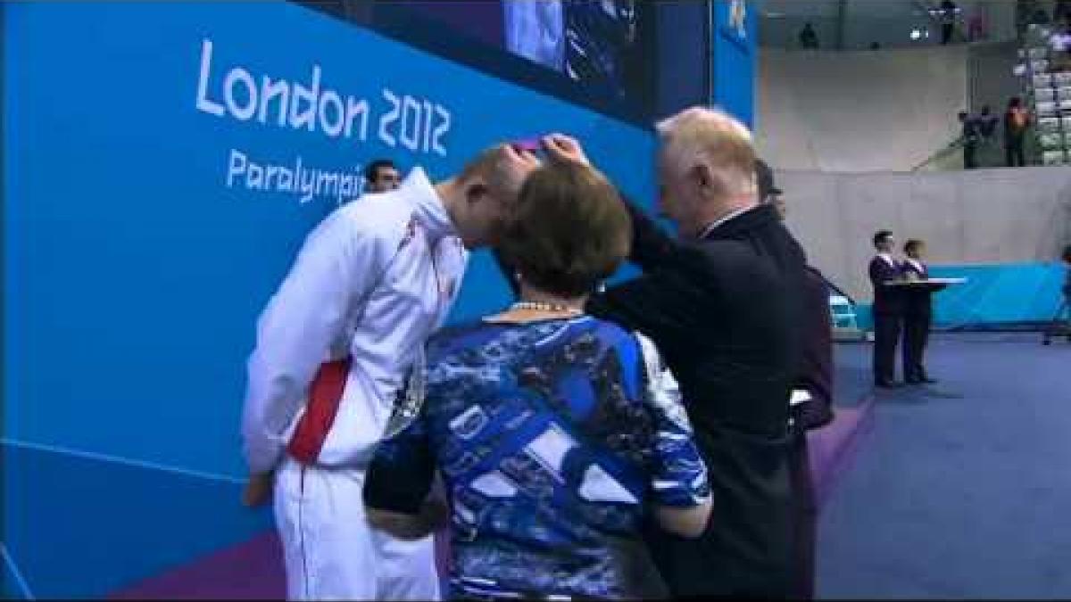 Swimming   Men's 50m Freestyle   S13 Victory Ceremony   2012 London Paralympic Games