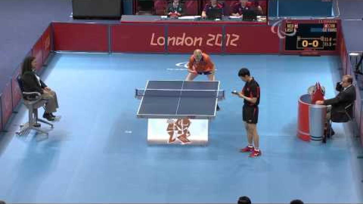 Table Tennis - CHN vs NED - Men's Team - Cl 9-10 Quarterfinal 1 - M3 - London 2012 Paralympic Games