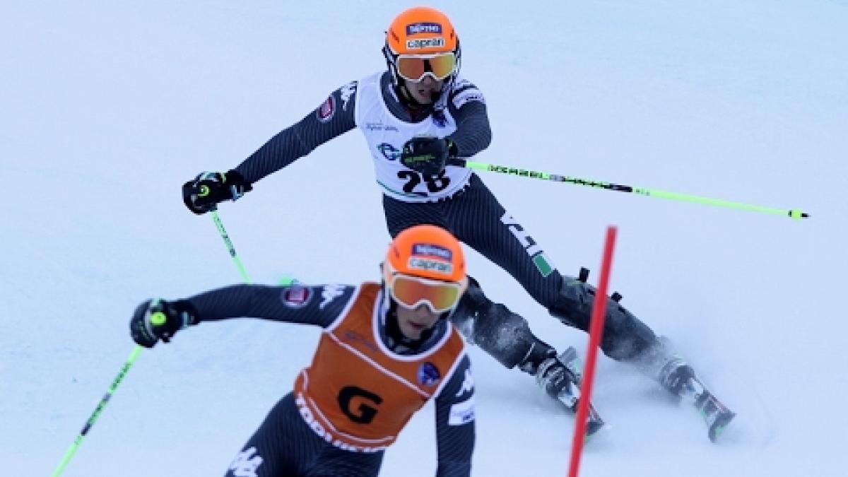 Men's visually impaired | Slalom 2nd run | 2017 World Para Alpine Skiing Championships, Tarvisio