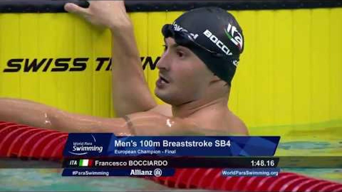 Men’s 100m Breastsroke SB4 Final | Dublin 2018