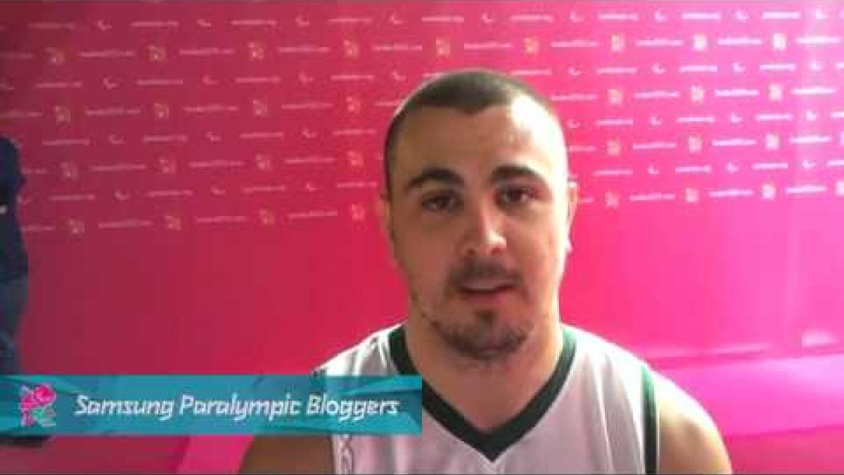 IPC Blogger - Justin Eveson (Australia), post-match v USA , Paralympics 2012