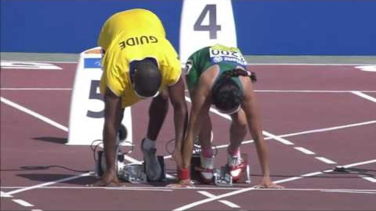 Women's 100m T11 | heat 4 |  2015 IPC Athletics World Championships Doha