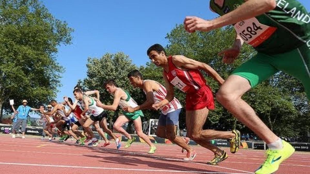 Athletics - men's 1500m T38 final - 2013 IPC Athletics World Championships, Lyon