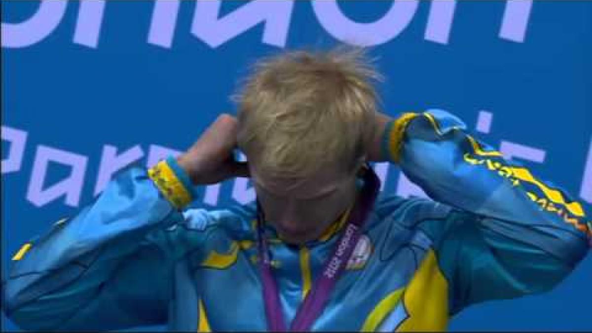 Swimming - Men's 100m Freestyle - S12 Victory Ceremony - London 2012 Paralympic Games