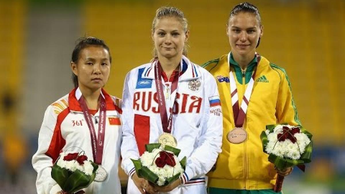 Women's 400m T38 | Victory Ceremony |  2015 IPC Athletics World Championships Doha