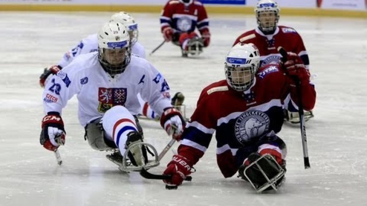 Highlights Czech Republic v Norway - 2013 IPC Ice Sledge Hockey World Championships A-Pool Goyang