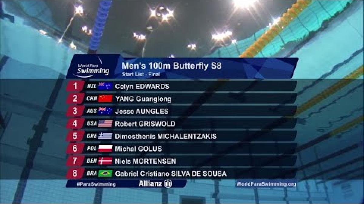 Men's 100m Butterfly S8 Final | London 2019