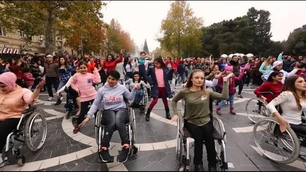 Dancing on wheels in Azerbaijan