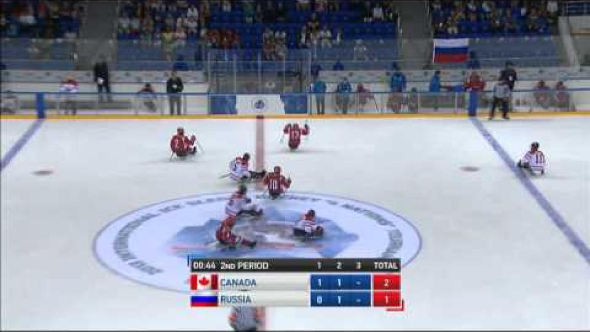 Semi-final 2 - International Ice Sledge Hockey Tournament "4 Nations" Sochi