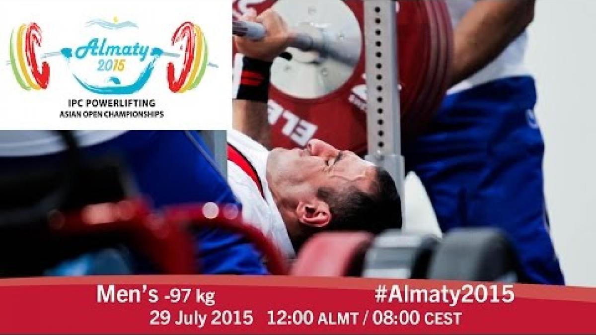 Men's -97 kg | 2015 IPC Powerlifting Asian Open Championships, Almaty