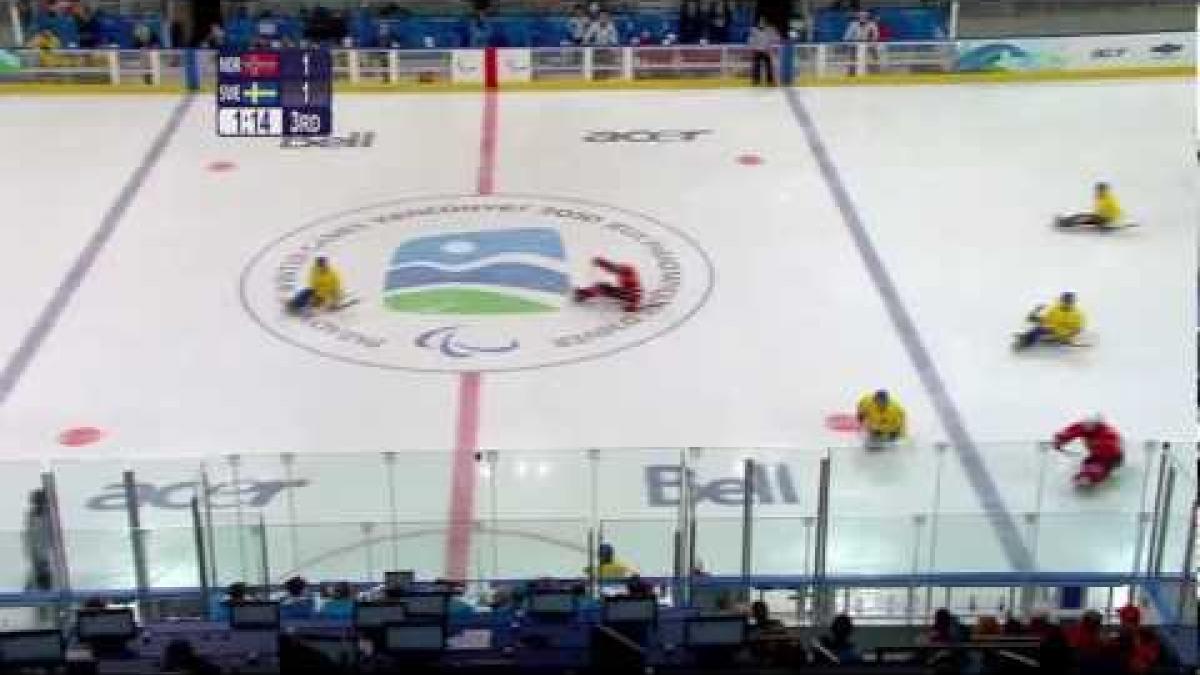 Norway v Sweden (part 2) - ice sledge hockey - Vancouver 2010 Paralympics