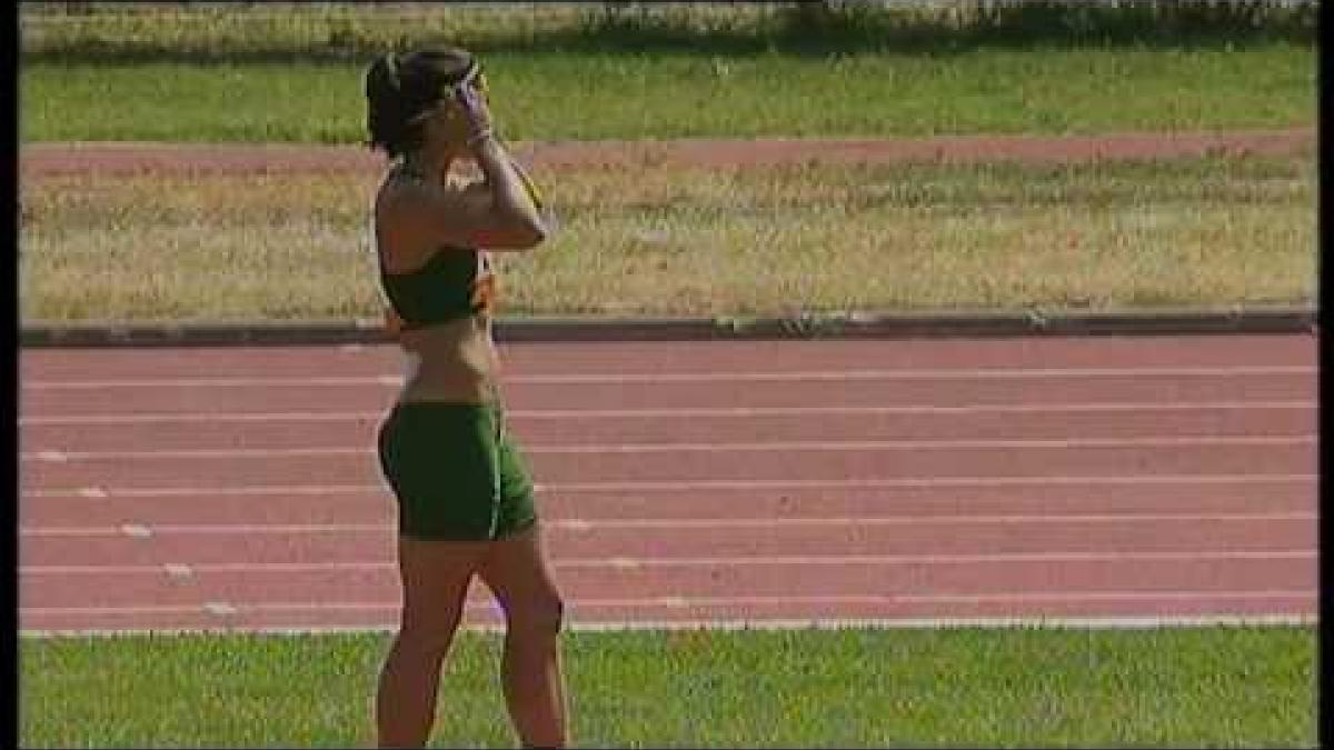 Athletics - Hayes Ilse - women's long jump T13 final - 2013 IPC Athletics World C...