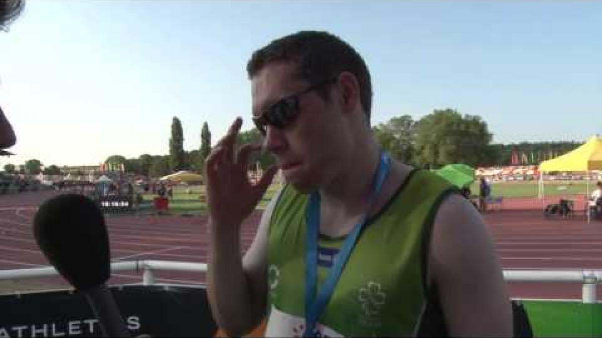 Interview: Jason Smyth -  men's 100m T13 - 2013 IPC Athletics World Championships, Lyon