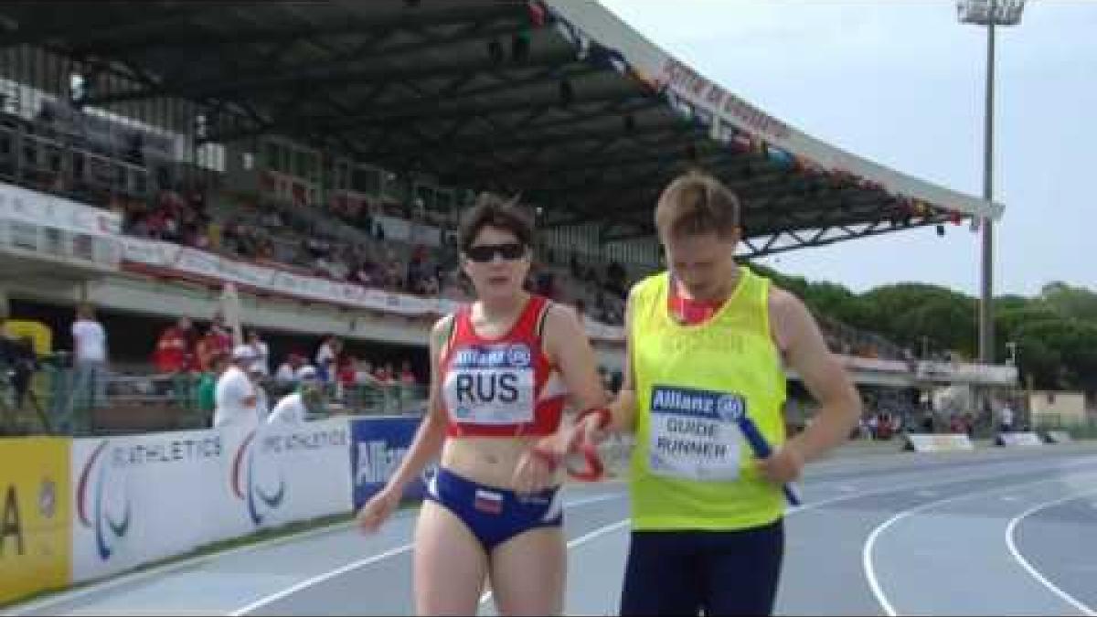 Women's 4x100 m T11-13 | final | 2016 IPC Athletics European Championships Grosseto