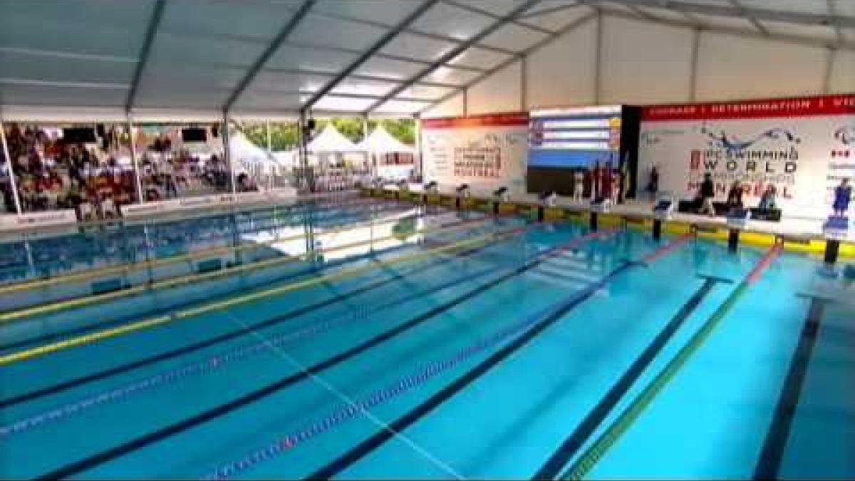 Swimming - women's 200m individual medley SM5 medal ceremony - 2013 IPC Swimming World Championships