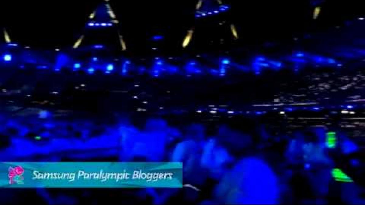 Michael Jeremiasz - Michael Jeremiasz watching Coldplay, Paralympics 2012