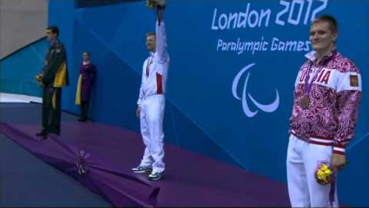 Swimming - Men's 100m Freestyle - S13 Victory Ceremony - London 2012 Paralympic Games