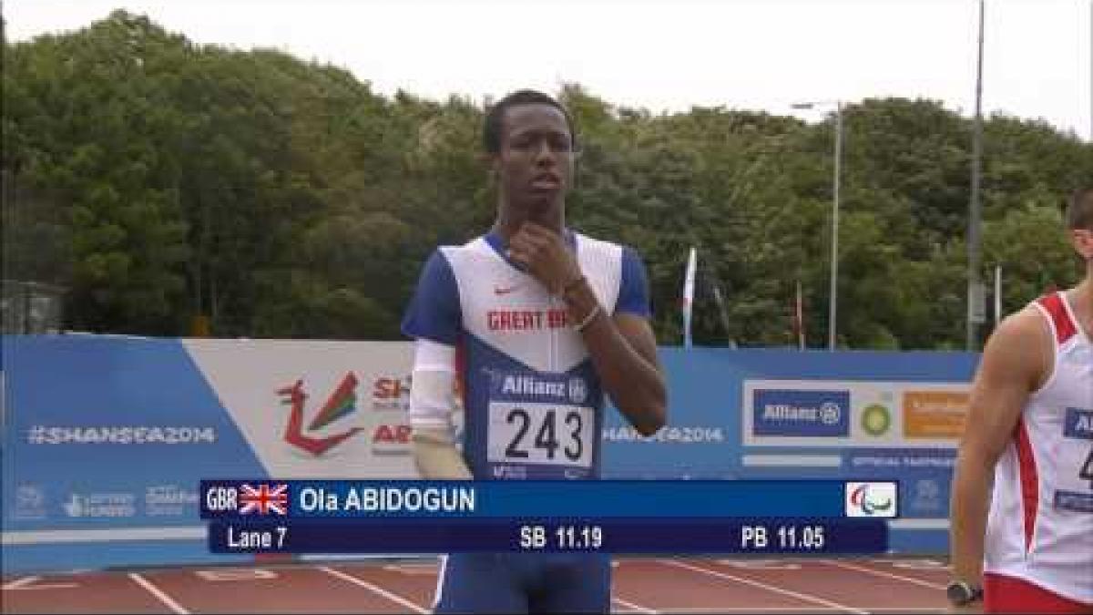 Men's 100m T47 | final | 2014 IPC Athletics European Championships Swansea