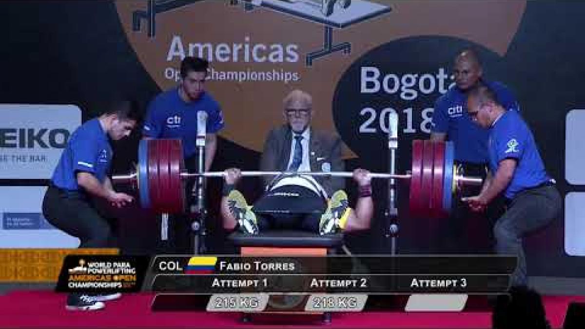 Fabio Torres | Colombia | Men's up to 97kg | WPPO Americas Champs | Bogota 2018