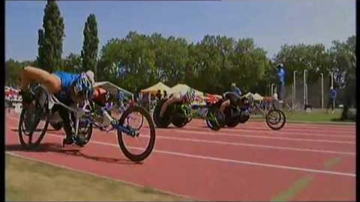 Athletics - Men's 100m T54 semifinal 1 - 2013 IPC Athletics World Championships, Lyon