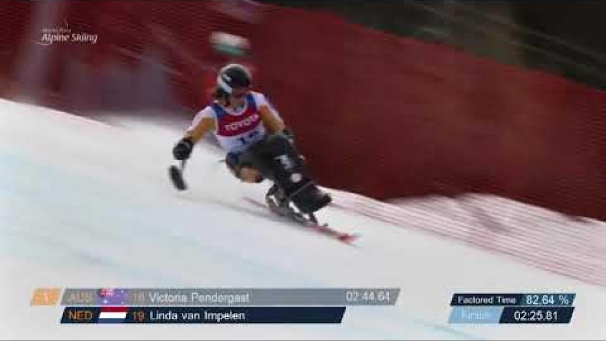 Linda van Impelen | Women Giant Slalom Sitting 2 | World Para Alpine World Cup 2018 | Kranjska Gora