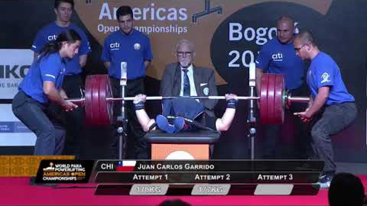 Juan Carlos Garrido | Men&#039;s up to 59kg | World Para Powerliftng Americas Champs | Bogota 2018