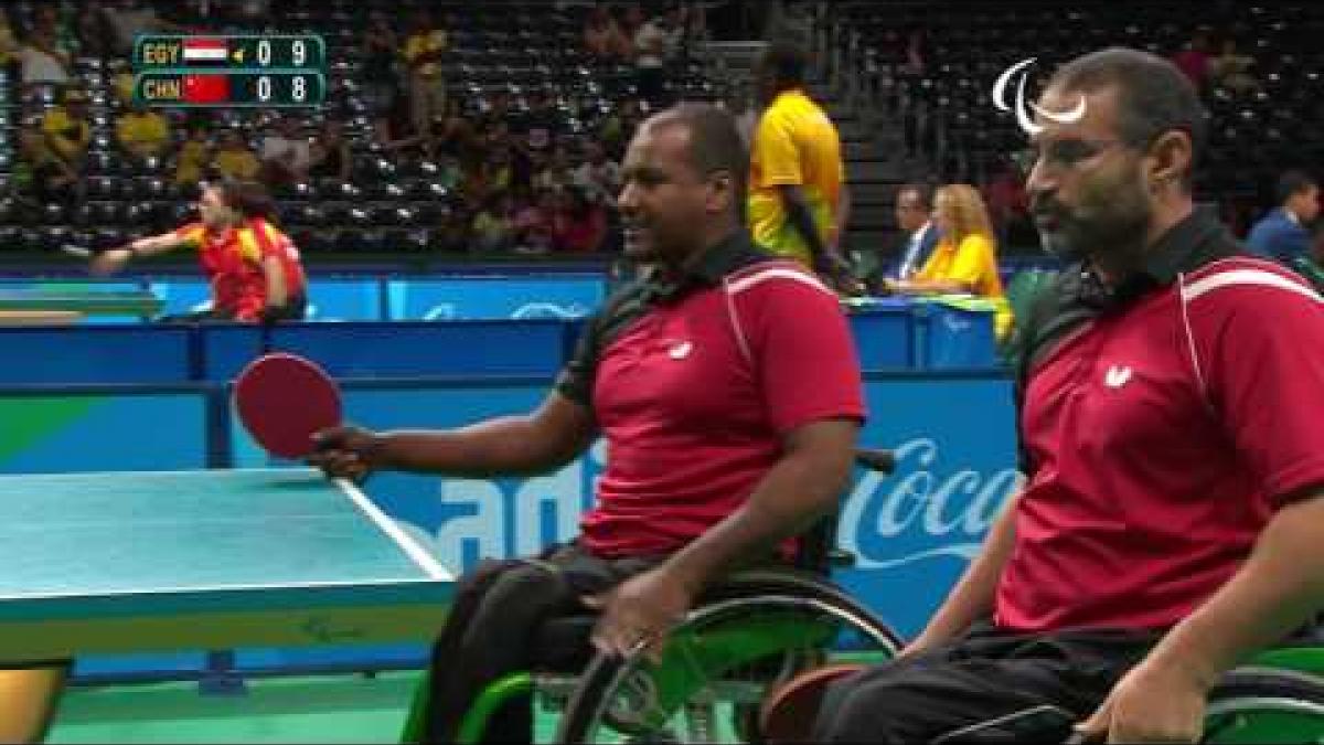 Table Tennis | Egypt v China | Men's Team Quarterfinal Class 4-5 | Rio 2016 Paralympic Games