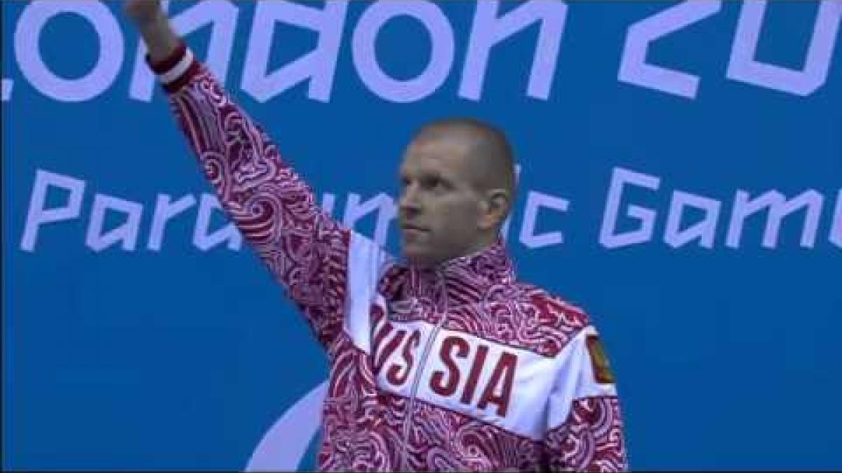 Swimming   Men's 400m Freestyle   S12 Victory Ceremony   2012 London Paralympic Games