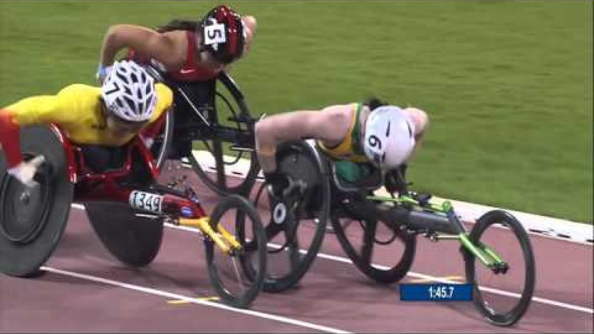 Women's 800m T53 | final |  2015 IPC Athletics World Championships Doha