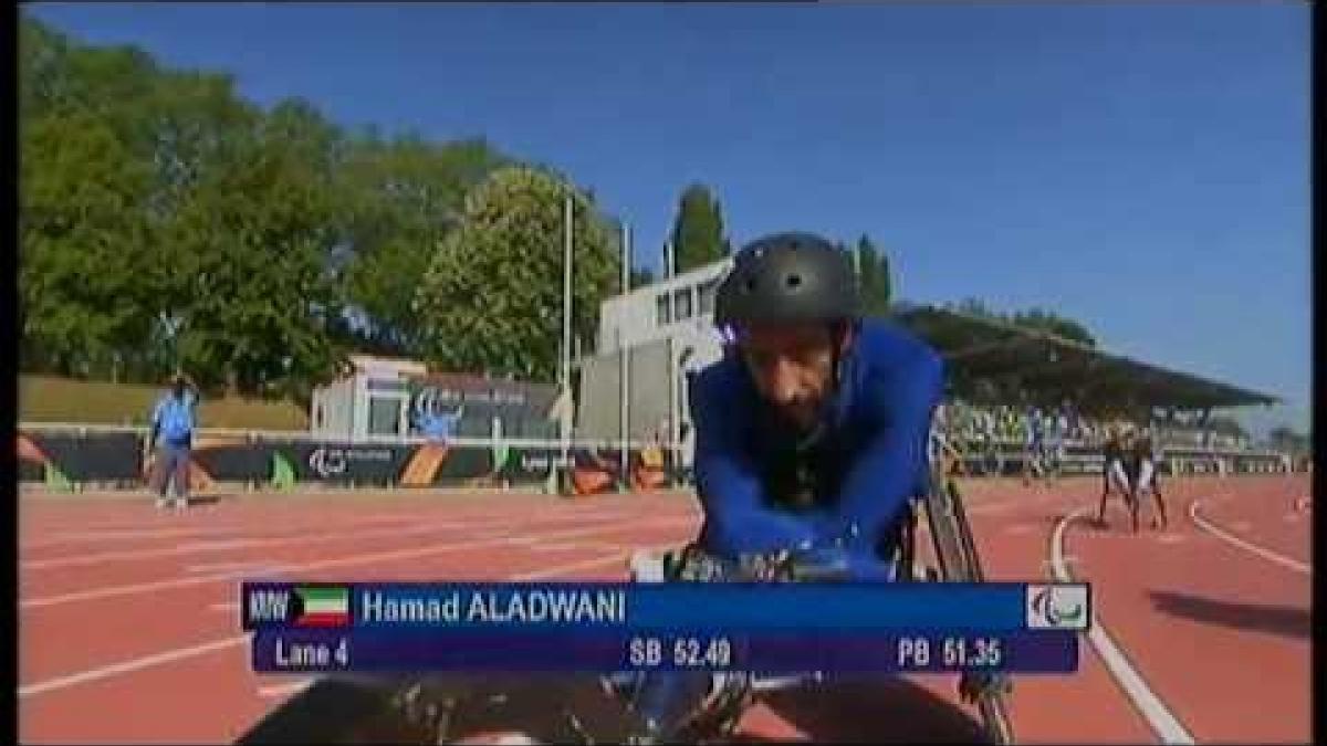 Athletics -  men's 400m T53 semifinals 1 - 2013 IPC Athletics World Championships, Lyon