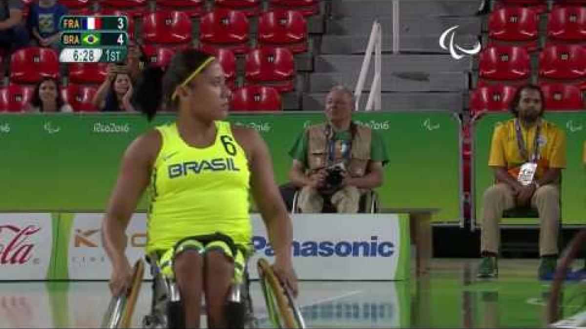 Wheelchair Basketball|France VS Brazil|Women's-Classification Playoff 7/8|Rio 2016 Paralympic Games