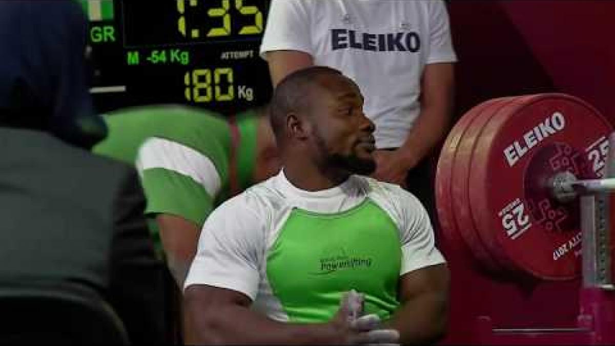 Roland Ezuruike | Gold | Men's Up to 54kg | Mexico City 2017 World Para Powerlifting Championships