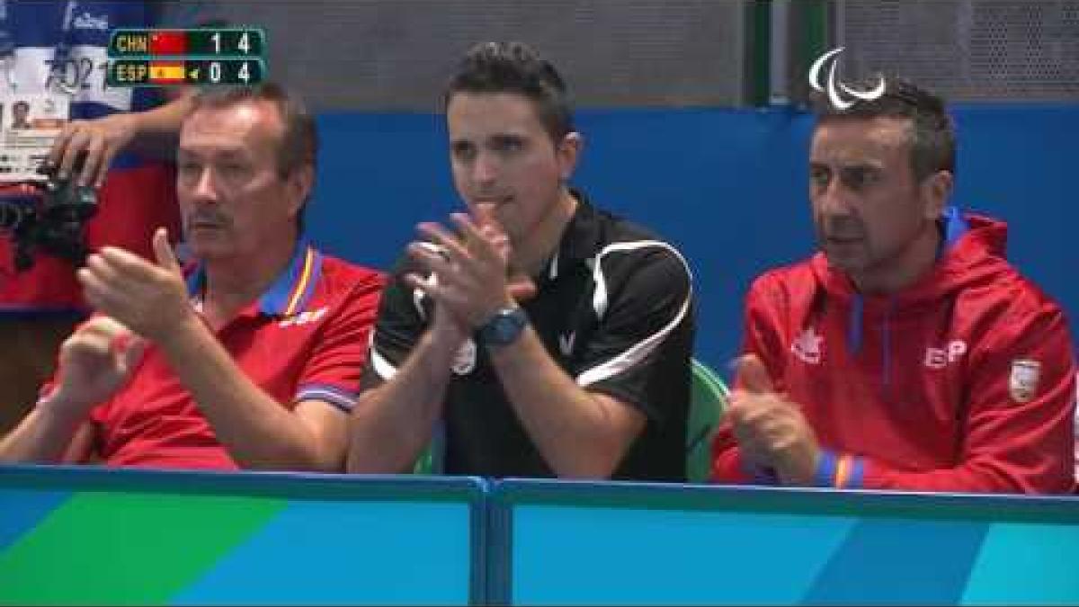 Table Tennis | Men&#039;s Team - Class 9/10 China v Spain Gold Medal Match 2 | Rio 2016 Paralympic Games