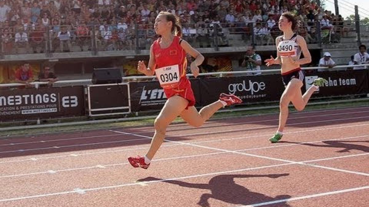 Athletics -  women's 200m T38 semifinals 1  - 2013 IPC Athletics World Championships, Lyon