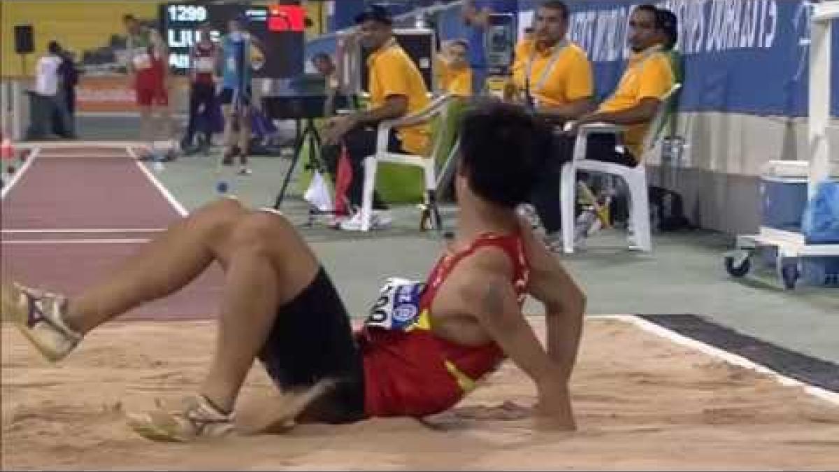 Men's triple jump T47 | final |  2015 IPC Athletics World Championships Doha