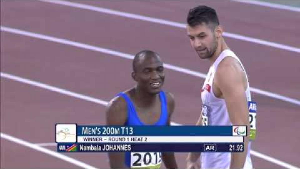 Men's 200m T13 | heat 2 |  2015 IPC Athletics World Championships Doha
