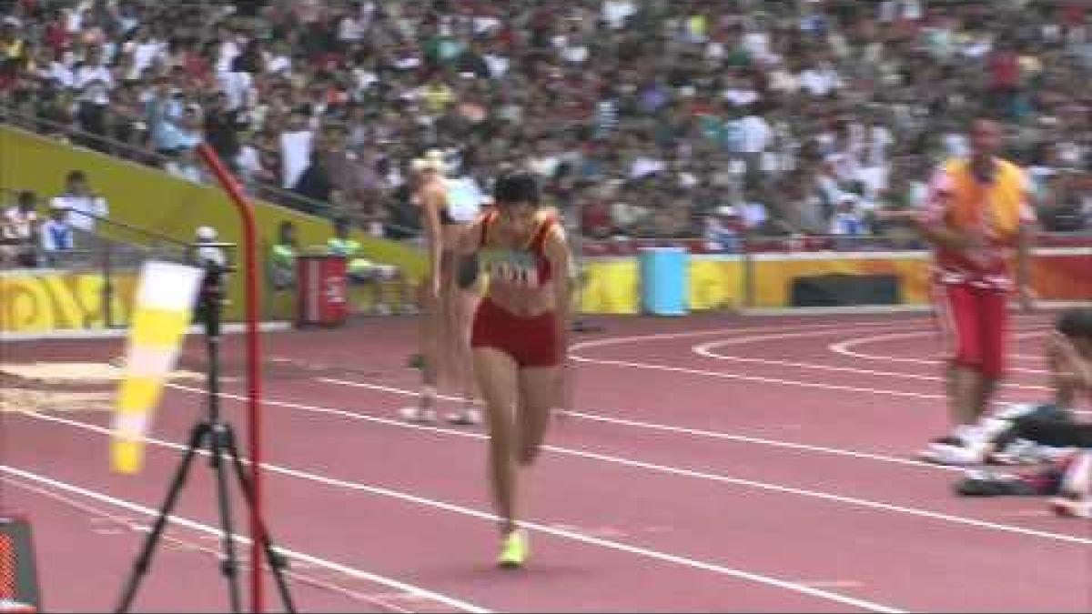 Women's Long Jump F12 - Beijing 2008 Paralympic Games