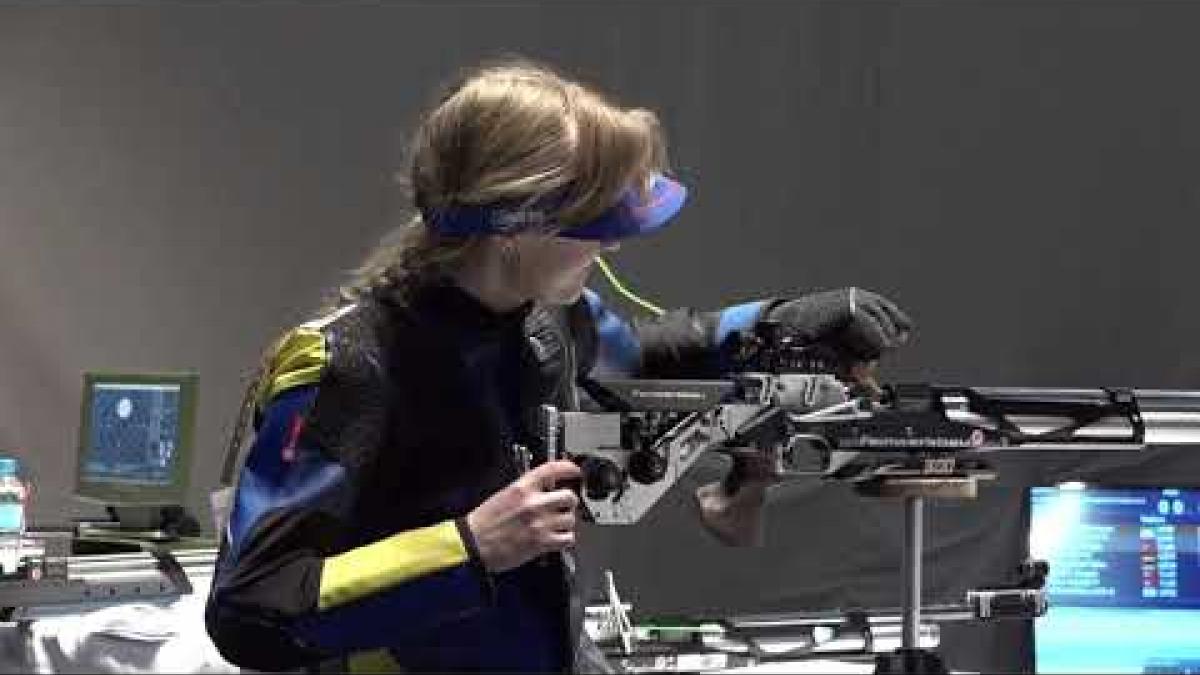 Iryna Shchetnik | World Record | World Shooting Para Sport European Champs | Belgrade 2018