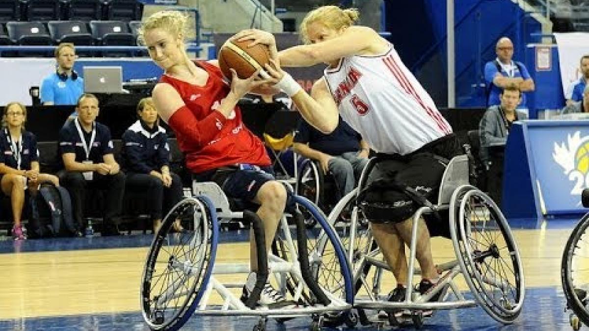 Canada vs Great Britain highlights | 2014 IWBF Women's World WheelchairBasketball Championships