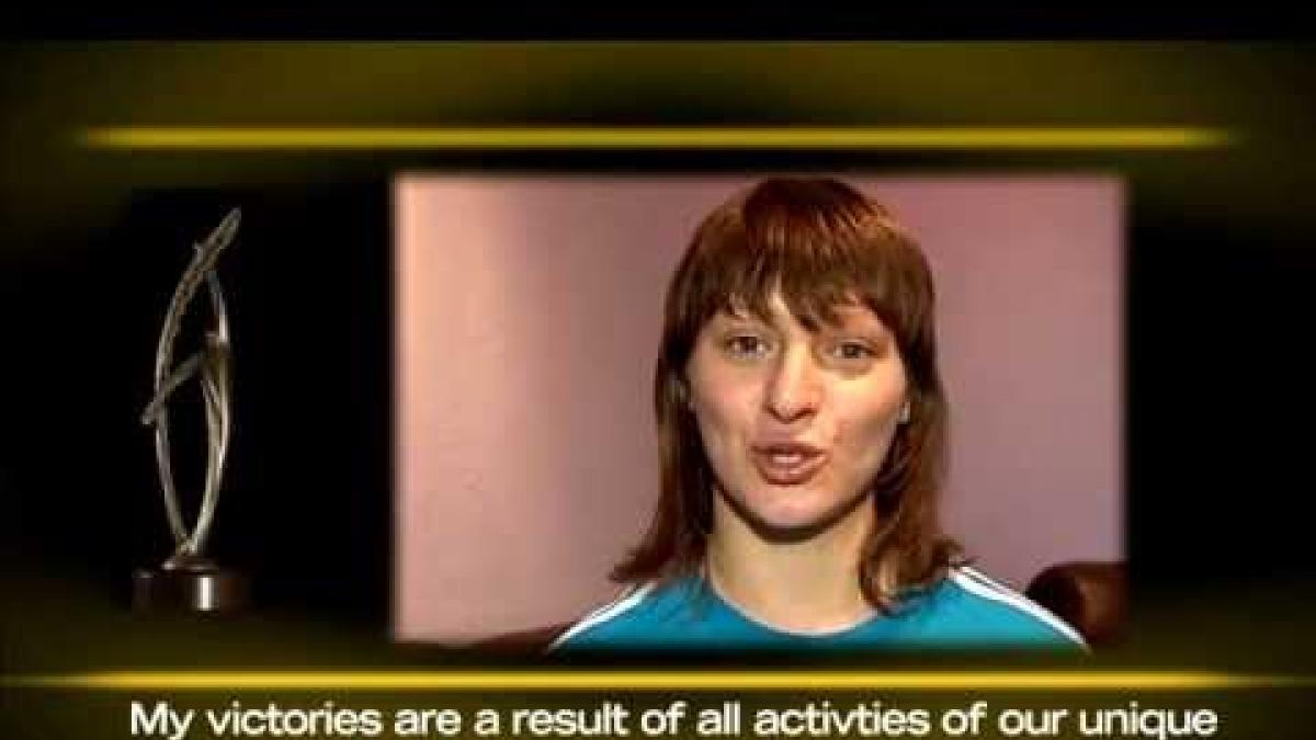Oleksandra Kononova wins Best Games Debut at Paralympic Awards 2011