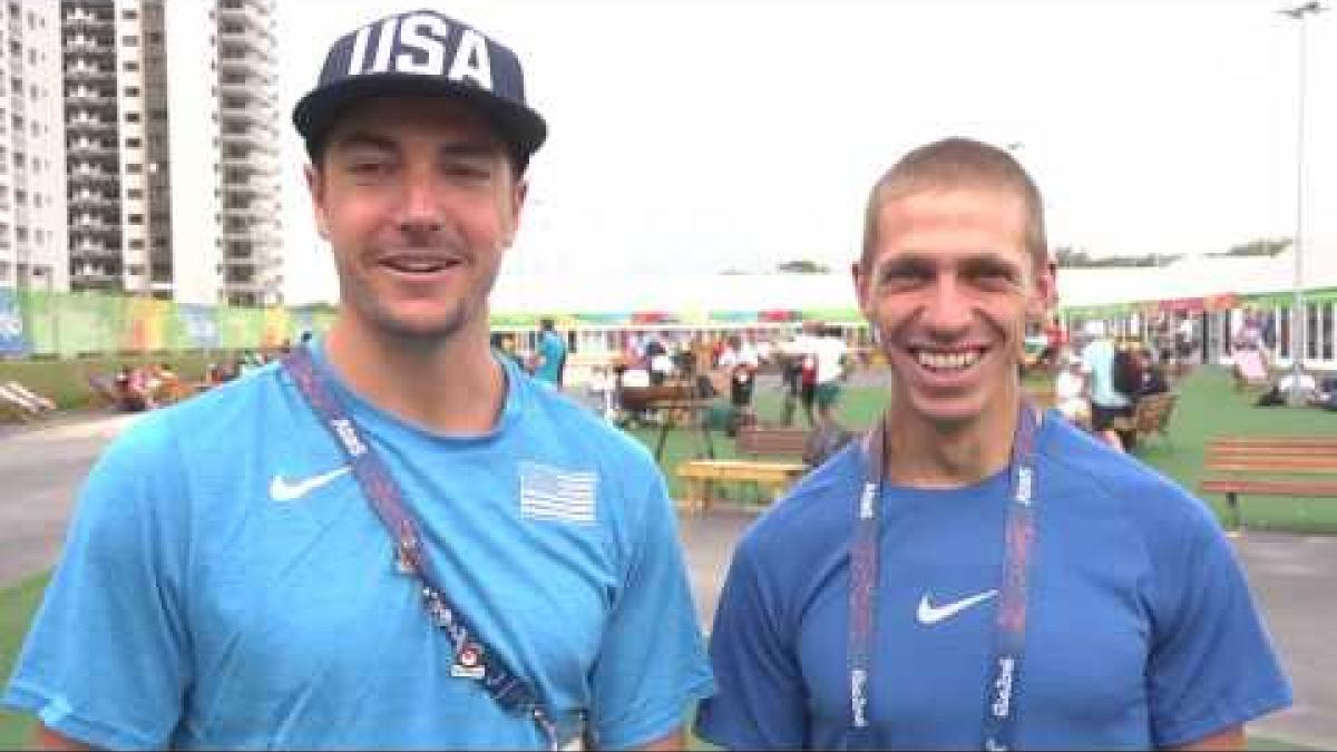 Team mates | Mark Barr + Christopher Hammer | Rio 2016 Paralympics