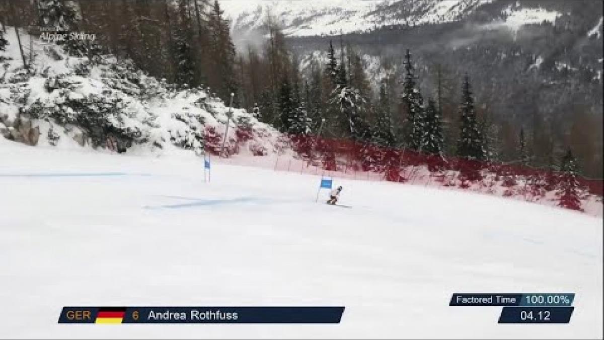 Andrea Rothfuss | Super G | 2019 WPAS Championships