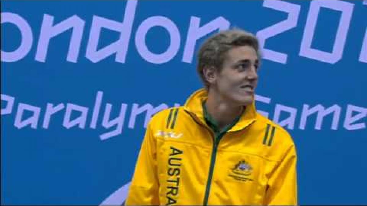 Swimming - Men's 400m Freestyle - S9 Victory Ceremony - London 2012 Paralympic Games