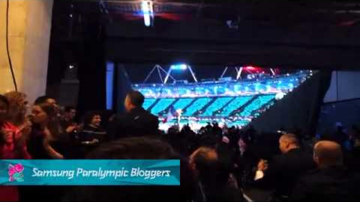 Stephane Houdet - Opening ceremony French team, Paralympics 2012