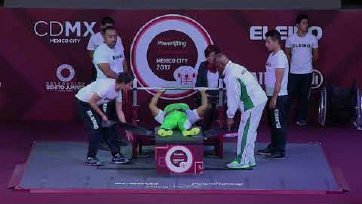 Ndidi Nwosu | Bronze | Women&#039;s Up to 73kg | Mexico City 2017 World Para Powerlifting Championships