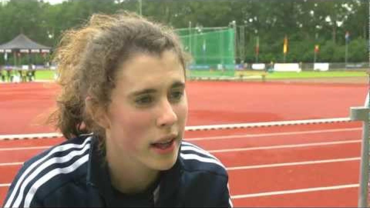 15-year-old Olivia Breen on winning bronze