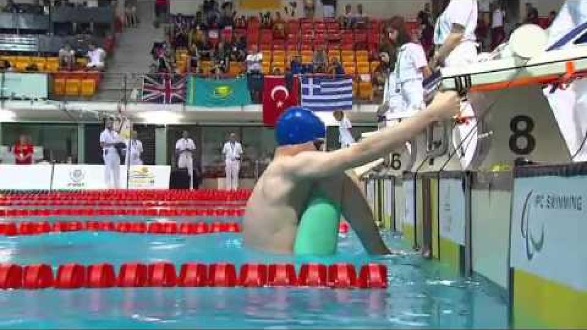 Men's 100m Backstroke S8 | Final | 2016 IPC Swimming European Open Championships Funchal