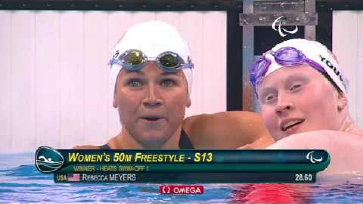 Swimming | Women's 50m Freestyle - S13 Heats Swim-off 1 | Paralympic Games